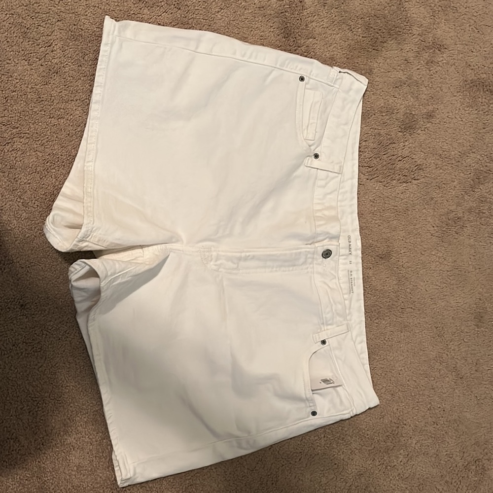Old Navy high rise O.G. STRAIGHT secret smooth Pocket shorts